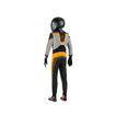 Sparco Superleggera-K Kids Karting Suit Black/Orange (FIA)