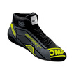 OMP Sport MY22 Racing Shoes Black/Yellow (FIA)