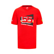 Ferrari F1 Mens Sainz Driver T-shirt Red