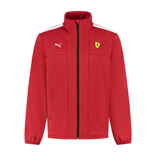 2025 Ferrari Mens Logo Softshell Jacket Red