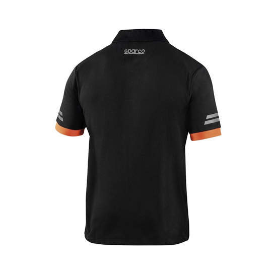 Sparco TECH Mens Poloshirt black-orange