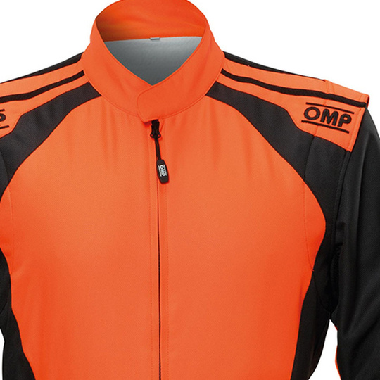 OMP KS-3X Karting Suit Black/Orange (FIA)