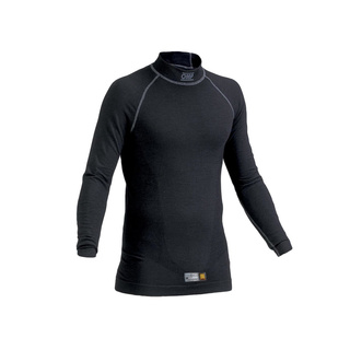 OMP One MY20 Roll-Neck Underwear Top Black (FIA)