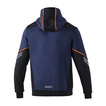 Sparco TECH Hooded Sweatshirt navy/orange