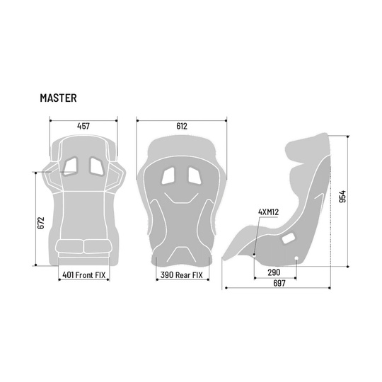 Sparco MASTER MY22 Rally car seat (FIA)