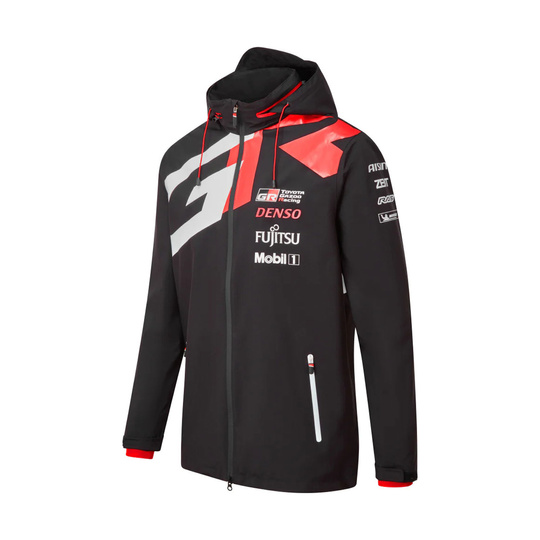 Toyota Gazoo Racing Men's Rain Jacket Black WEC