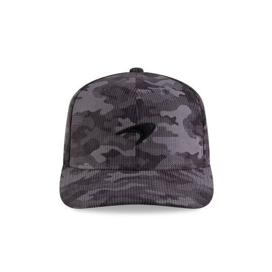 2025 McLaren F1 Mens Cord Camo Baseball Cap grey