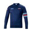 Sparco Mens Martini Crew Sweatshirt navy blue