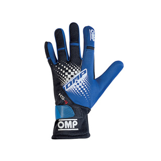 OMP KS-4 MY18 Karting Gloves Blue