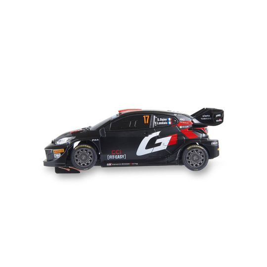 Toyota Gazoo Racing Kalle Rovanpera/Sebastien Ogier Yaris Rally1 Slot Car Racing Set