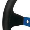 OMP Corsica Blue Steering Wheel Suede