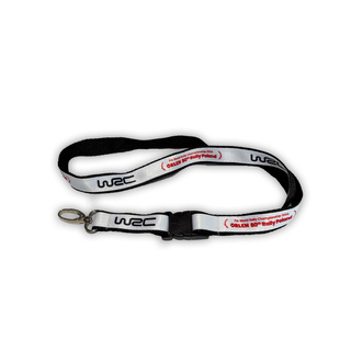 Rally Poland WRC Lanyard white
