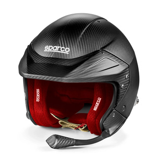 Sparco Flux RJ-i CARBON Helmet Red (FIA)