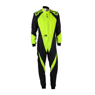 OMP KS-3X 8877-2022 Kids Karting Suit black-yellow