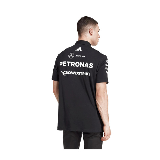 2025 Mercedes AMG F1 Mens Team Polo shirt black