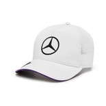 2024 Mercedes AMG F1 Team Lewis Hamilton White Baseball Cap