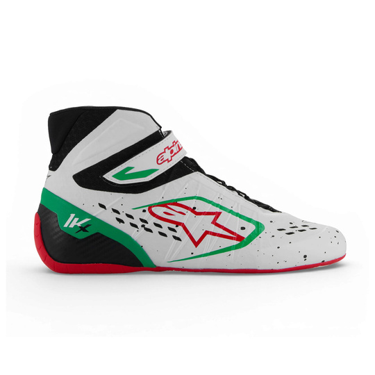 Alpinestars Tech-1 KX V3 Shoes White/Green (FIA)