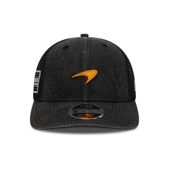 2025 McLaren F1 Mens Washed Baseball Cap black