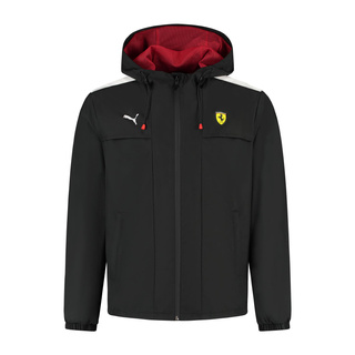 2025 Ferrari F1 Mens Rain Jacket Black