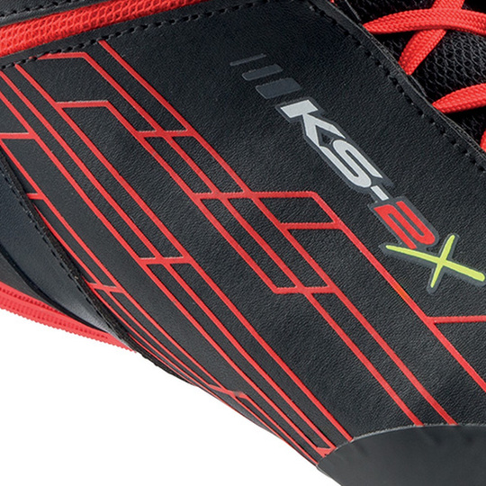OMP KS-2X Kids Racing Shoes Black/Red (FIA)