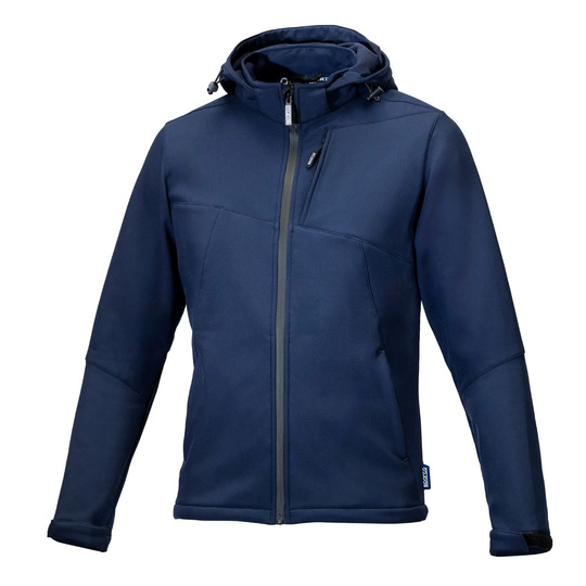 Sparco Grit Softshell Jacket Navy Blue
