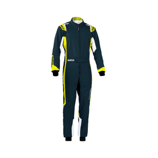 Sparco Thunder MY20 Karting Suit Grey/Yellow (CIK)