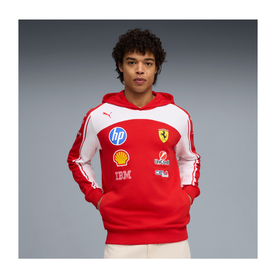 2026 Ferrari F1 Mens Team Hooded Sweatshirt