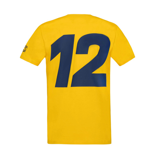 Ayrton Senna Collection Ayrton Senna Hashtag T-shirt Yellow
