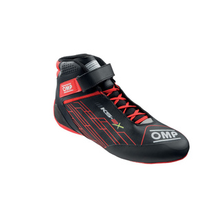 OMP KS-2X Kids' Shoes Black-Red (FIA)