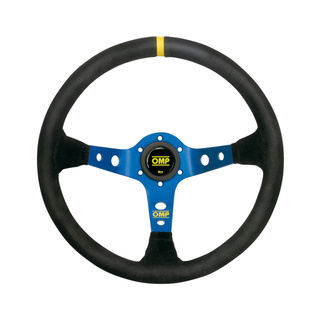 OMP Corsica Blue Steering Wheel Suede