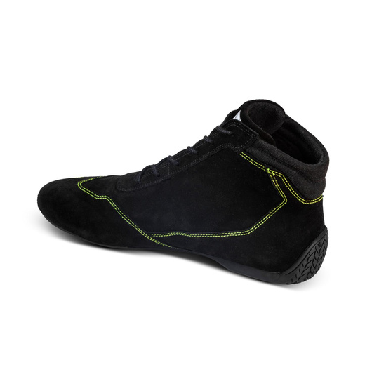 Sparco Slalom MY22 Racing Shoes Black/Yellow (FIA)