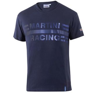 Men's Sparco Martini Racing Big Logo navy t-shirt