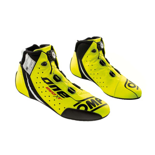 OMP ONE EVO X R Racing Shoes Yellow (FIA )