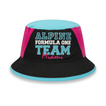 Alpine F1 Mens Miami Traveller Bucket Hat