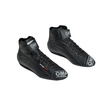 OMP One EVO FX Leather Racing Shoes Black (FIA)