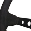 OMP Corsica Steering Wheel Black/Red Suede
