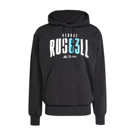 2025 Mercedes AMG F1 Mens Russell Hooded Sweatshirt