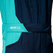 Sparco Sprint Advanced Asymetrical Race Suit Navy Blue/Green (FIA)