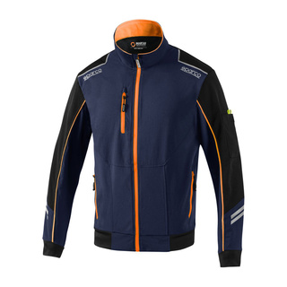 Sparco Tech Jacket Navy Blue/Orange