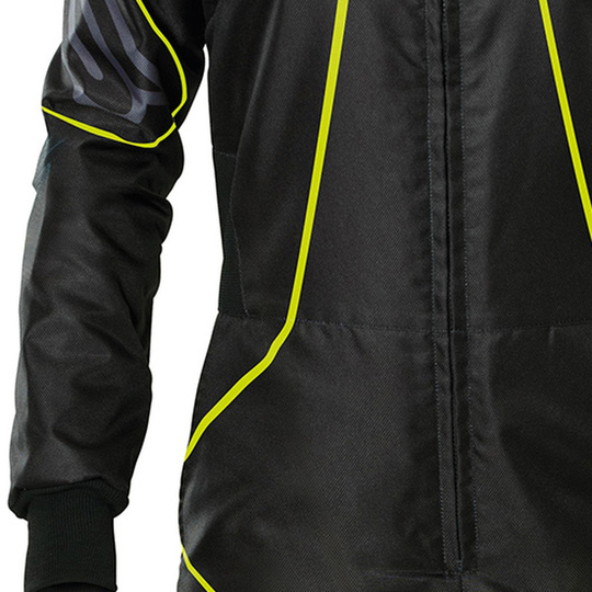 OMP KS-3X Art Karting Suit Black/Yellow (FIA)
