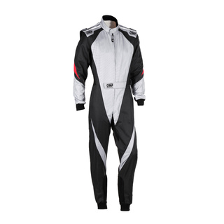 OMP KS-3X 8877-2022 Karting Suit black-grey