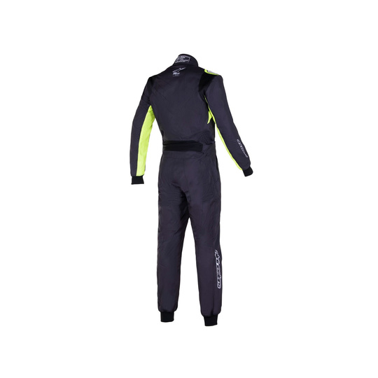 Alpinestars KMX-9 V3 GRAPHIC 4 8877-2022 Karting Suit black-yellow (FIA)
