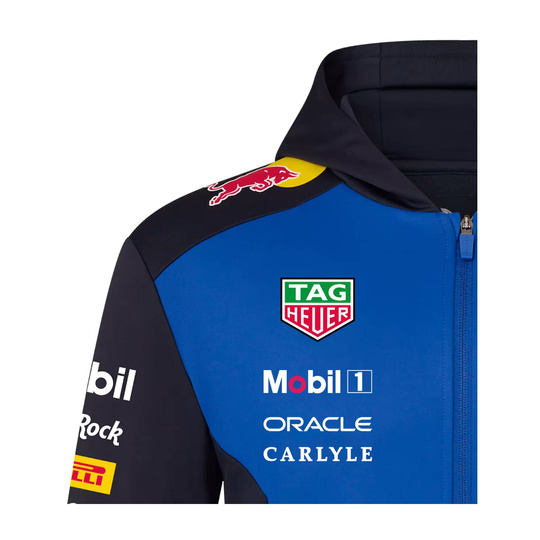 2026 Red Bull Racing Mens Zip Team Hooded Sweatshirt