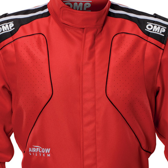 OMP KS-4 Kids Karting Suit Red