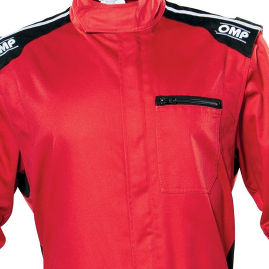 OMP Blast EVO MY21 Mechanics Suit Red