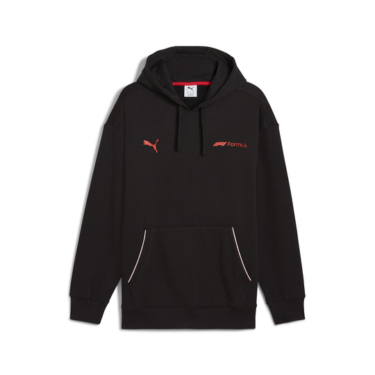 2025 Formula 1 Men's Essential Relaxed Logo Black Hoodie
