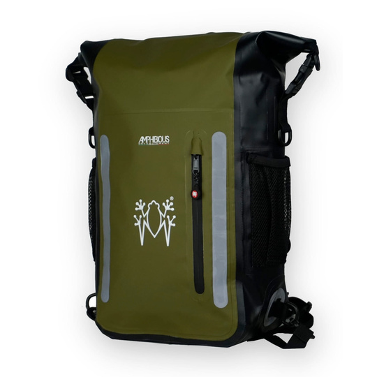 Amphibious ATOM II Waterproof Backpack Green