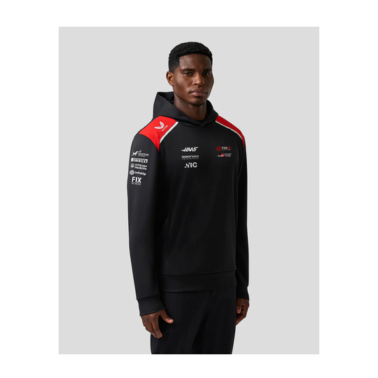 2026 Haas F1 Mens Team Hooded Sweatshirt