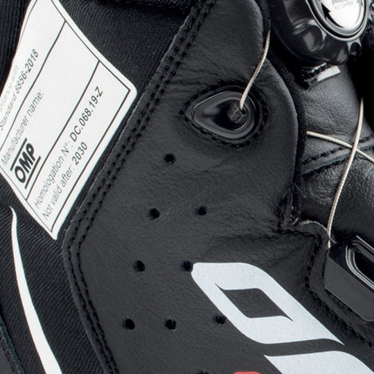 OMP One EVO X R Racing Shoes Black (FIA)