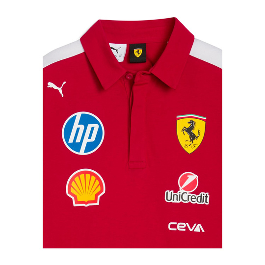 2025 Scuderia Ferrari F1 Men's Team Polo Shirt